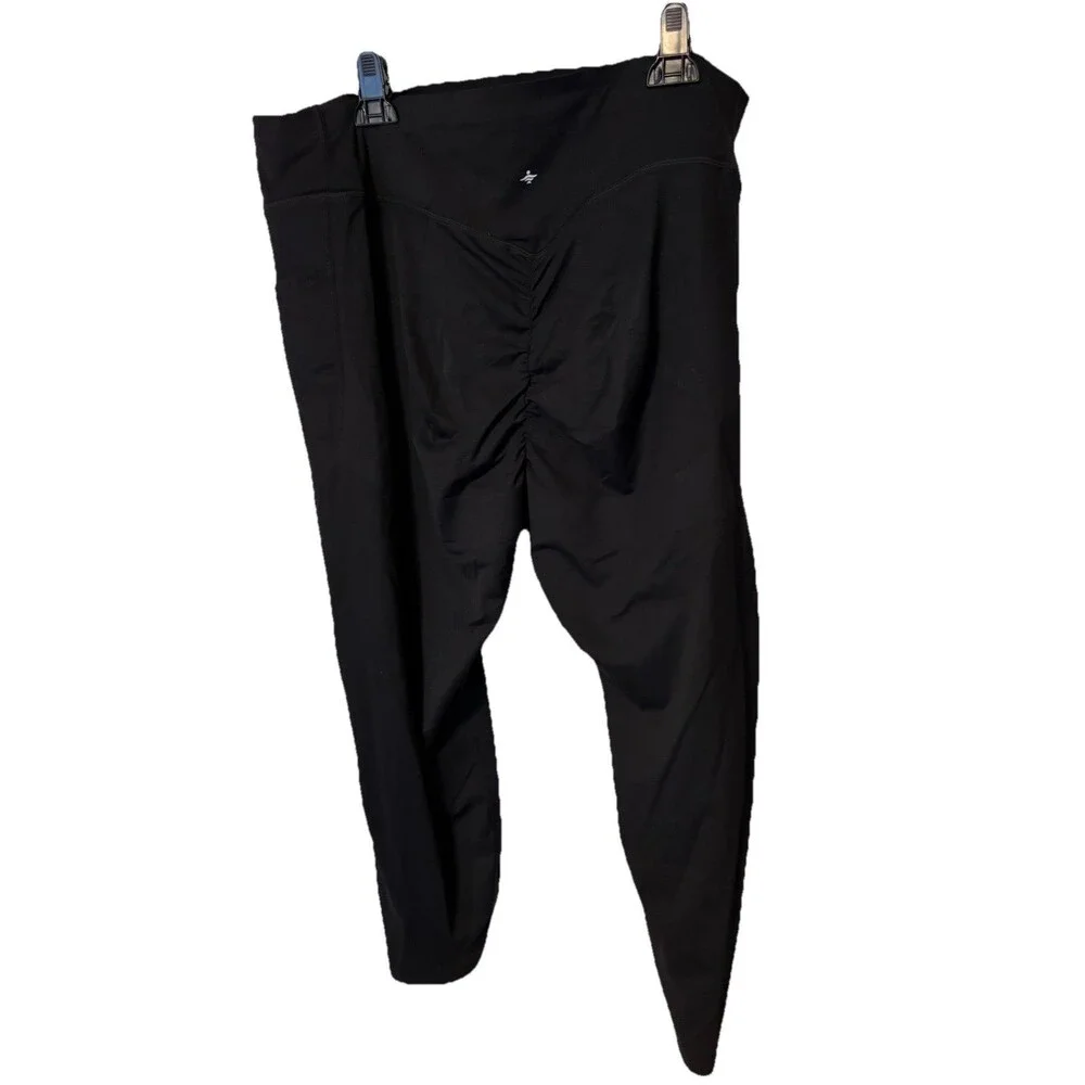 Halara Ultrasculpt Leggings Size 3x Black Soft Moisture Wick Pockets Back Form - Picture 3 of 6